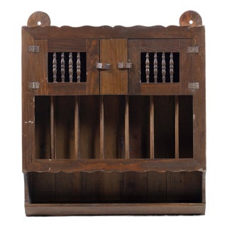 Portuguese Pine Display Case For Sale