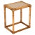 Mid-Century Italian Bamboo and Wicker Side Table, 1970s For Sale - Image 16 of 16