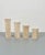 Stone Italian Travertine Candleholder, 1970s, Set of 4 For Sale - Image 7 of 8