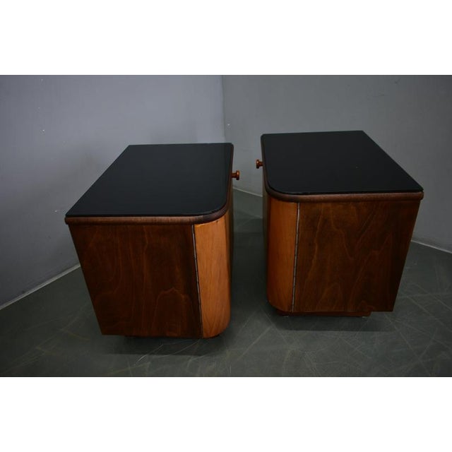 Art Deco Bedside Tables, Czechoslovakia, 1932, Set of 2 For Sale - Image 14 of 18
