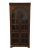 Traditional Late 20th Century Hooker Furniture Solid Cherry Traditional Style 34" Glass Front Display Bookcase / Wall Unit 77-584 For Sale - Image 3 of 10