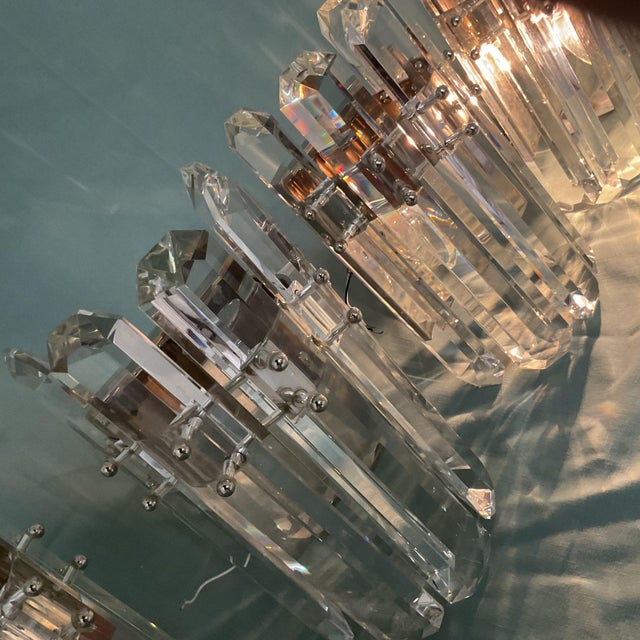 2000 - 2009 Aerin Bonnington Crystal Wall Sconces Set of 4 For Sale - Image 5 of 5