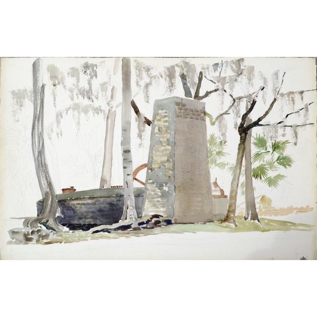 Stone Monument to a Forest Cabin by Joseph Yeager For Sale - Image 4 of 4