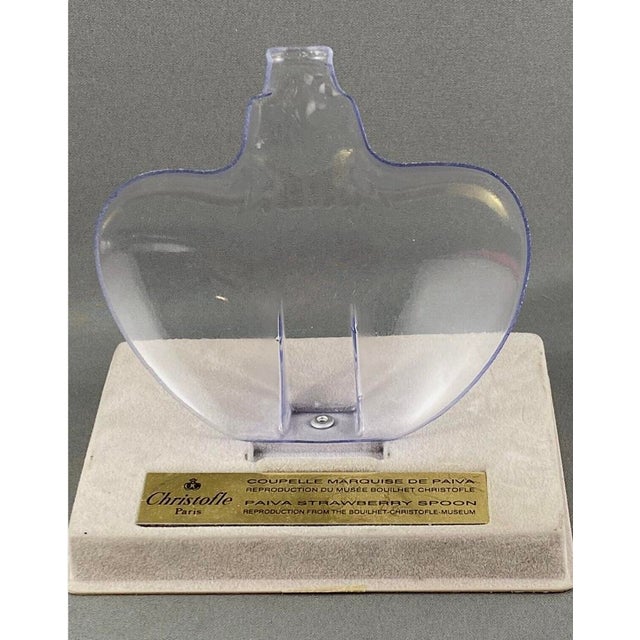 Christofle Exquisite Christofle Silverplated Wine Taster - Art Nouveau Masterpiece For Sale - Image 4 of 12