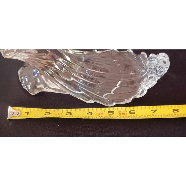 Mid-Century Heisey Glass Pouter Pigeon Figurines - A Pair For Sale - Image 11 of 12