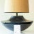 Ceramic Floor Table Lamp with Silk Lampshade attributed to R. Houben, 1970s For Sale - Image 3 of 12