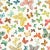 Sample- Schumacher Butterfly Fabric in Multi For Sale