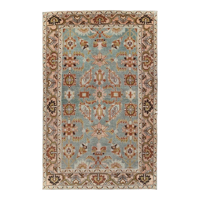 Galerie Shabab Collection Mid-20th Century Persian Malayer Accent Rug For Sale