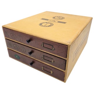 Haberdashery Box with Drawers by Thiriez & Cartier Bresson, 1900s For Sale