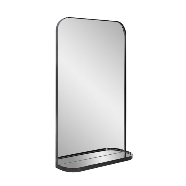 The Pulaski Barber Mirror is a blend of simplicity and functionality. This mirror features a small mirrored shelf at the...