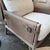 Modern McGuire Bercut Rattan Leather Chair For Sale - Image 3 of 12