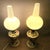 Portuguese Porcelain Hand Painted Table Lamps by Alcobaça Porcelain Factory, Set of 2 For Sale - Image 4 of 18
