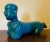 Antique 19th Century Chinese Monochrome Porcelain Turquoise Glaze Pillow or Head Rest Sculpture in the Form of a Crouching Boy For Sale - Image 9 of 18
