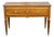 French Louis XVI Style 19th Century Walnut Table with Single Carved Drawer For Sale