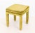 Pair of Parsons Style Green Velvet Upholstered Stools For Sale In New York - Image 6 of 7