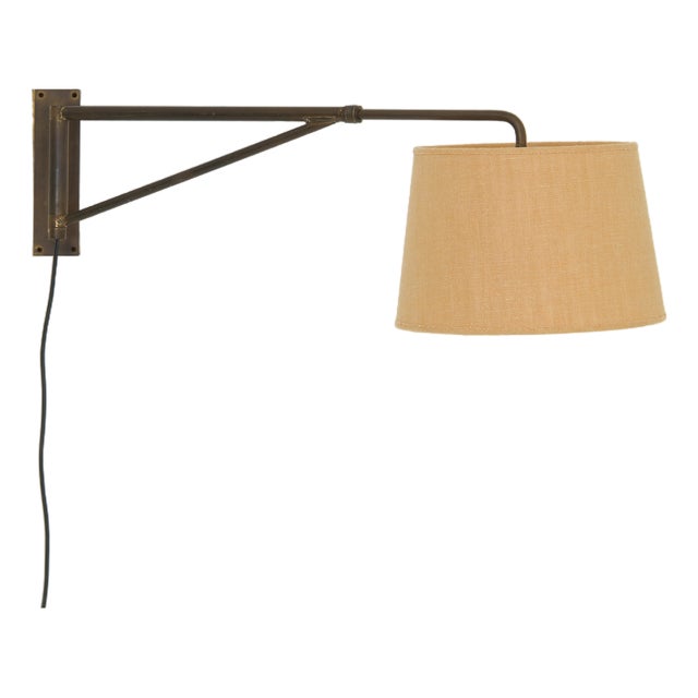 Art Deco Swing-Arm Wall Lamp, 1920s For Sale