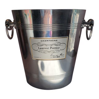 Vintage Laurent Perrier French Champagne Bottle Chiller/ Ice Bucket For Sale