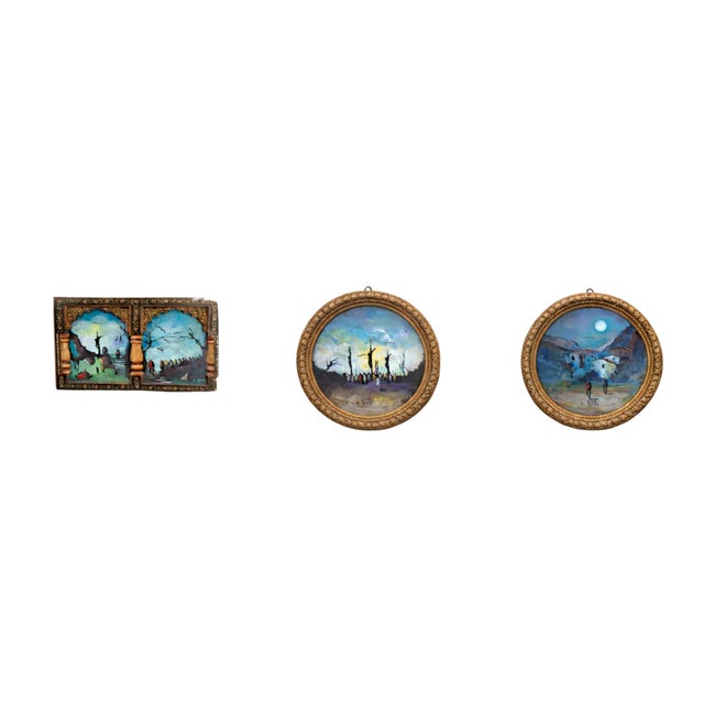 Antonio Berté, Various Scenes, 1980, Paintings, Framed For Sale - Image 13 of 13