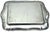 20th Century Silver Tray Rectangular With Scalloped Edge For Sale - Image 9 of 9