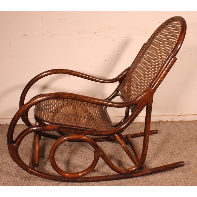 Rocking Chair in the style of Thonet For Sale - Image 10 of 13
