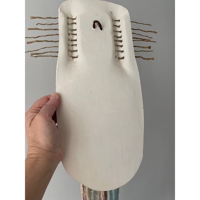 1990s E.M.Frisch Ceramic & Fiber Art Sculpture Chairish