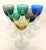 Contemporary Vintage Multi-Colored Twisted Stem Pedestal Cordial Shot Liquor Glasses - Set of 6 For Sale - Image 3 of 7