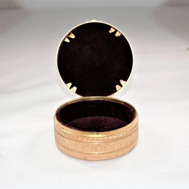 Gilt Petit Point Box For Sale In Denver - Image 6 of 7