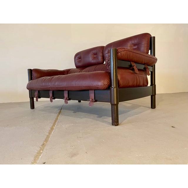 Brutalist Sofa in the style of Percival Lafer For Sale - Image 4 of 7