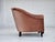 1950s Vintage Danish Lounge Chair in Salmon Pink Furniture Velour and Ash Wood, 1950s For Sale - Image 5 of 17