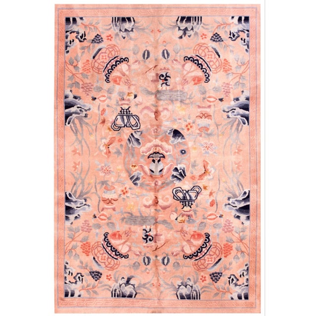 1930s Chinese Art Deco Carpet ( 5'9" X 8'9" - 175 X 265 ) For Sale In New York - Image 6 of 6