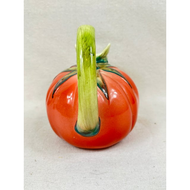 Art Nouveau Vintage Tomato Pitcher For Sale - Image 3 of 8