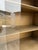 Cream Mid-Century Modern Display Cabinet With Sliding Glass Doors For Sale - Image 8 of 12