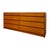 Brown Vintage Mid Century Modern Teak Long Lowboy Double Dresser Credenza. For Sale - Image 8 of 12