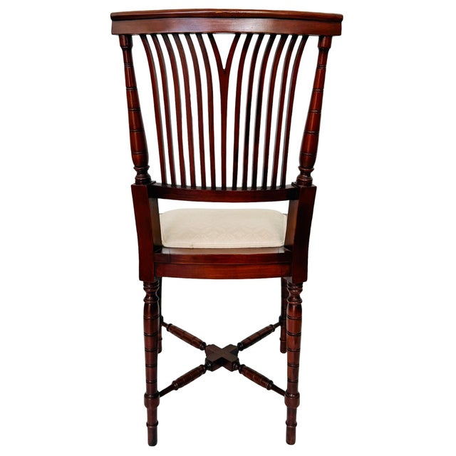 19th Century English Regency Mahogany Parlor Set Settee and Pair of Side Chairs, Set of 3 For Sale - Image 16 of 18