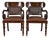 Ralph Lauren for Henredon English Regency Walnut and Cane Armchairs, Pair For Sale