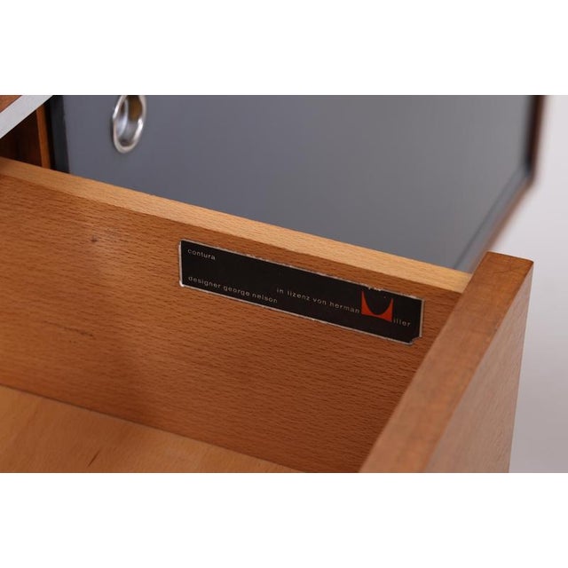 Wood Vintage Desk by Hermann Miller for George Nelson, 1960s For Sale - Image 7 of 11