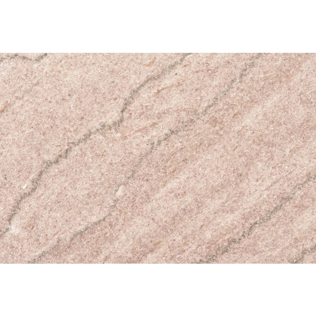 Brass and Marble Drum Side/End Table, 1970 For Sale - Image 4 of 5