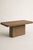 Monolithic rectangular table in bronze-colored microcement, designed by Andrea Toffanin for Hood – Back & Forth Design. A...