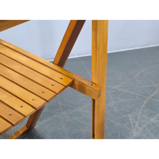 Trieste Folding Chairs by Aldo Jacober for Alberto Bazzani, 1960s, Set of 4 For Sale - Image 13 of 18