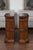 Pair of 1800s Italian Carved Walnut Cabinets with Canted Sides, Drawer and Doors For Sale - Image 4 of 12