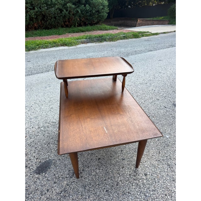 Mid Century Bassett Furniture Side Tables, Pair For Sale In Philadelphia - Image 6 of 11