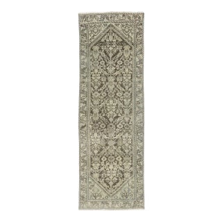 Antique Persian Mahal Runner Rug , 03'06 X 10'05 For Sale