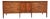 Vintage Mid Century Modern Long Lowboy Dresser or Credenza in Tuxedo Design by Lane, Attributed For Sale