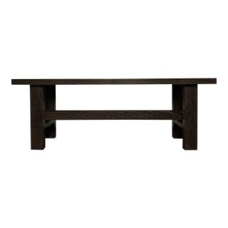 Holly Hunt 87" Wood Console For Sale