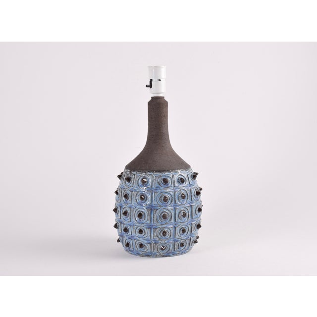 Danish Tall Sculptural Table Lamp by Jette Hellerøe for Axella, 1970s For Sale - Image 3 of 14