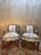 Louis Xv Style Armchairs Upholstered in Floral Fabric, Set of 2 For Sale - Image 9 of 9
