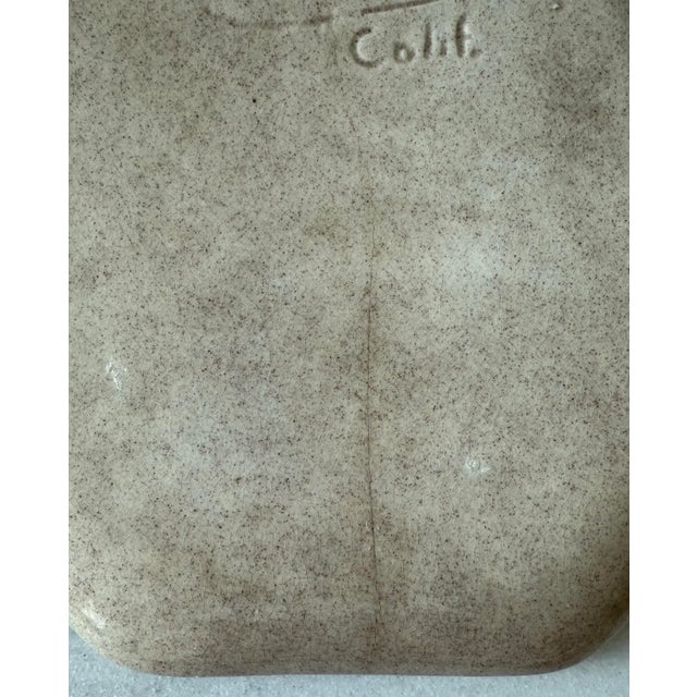 Set of 6 Mid Century Denwar Bantu California Pottery Plates For Sale - Image 14 of 14