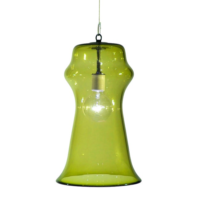 Orpheus Pendant Light from the Versuvius Collection in Citron For Sale