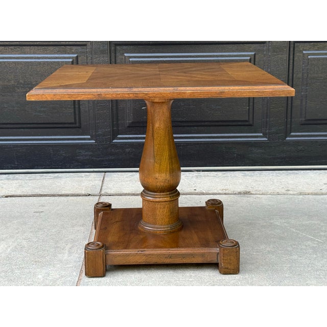 1968 Vintage Drexel Drexel Heritage Pedestal Bunching Table - Model 205-105 For Sale - Image 6 of 11