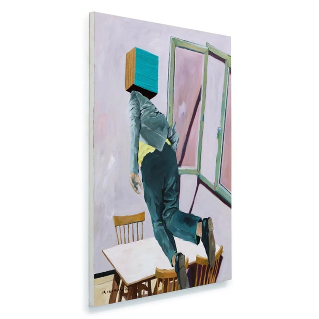 Textile "One Too Many Morning" Original Artwork by Iqi Qoror For Sale - Image 7 of 9